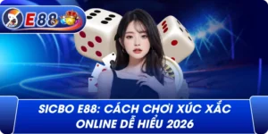 Sicbo e88: Cách chơi xúc xắc online dễ hiểu 2026